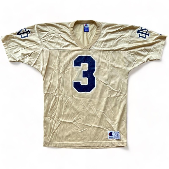 Champion Other - Vintage 90s Notre Dame Joe Montana #3 Football Jersey Champion Gold 44 USA